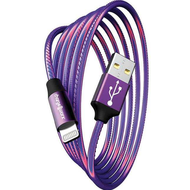 ColorCords 6 FT Lightning Cable, Violer