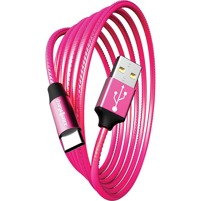 ColorCords 6 FT UCB-C Cable, Pink