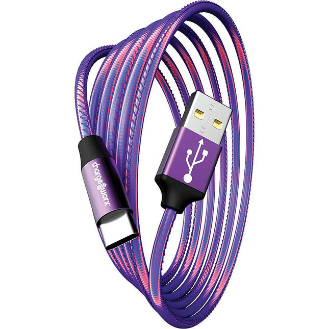 ColorCords 6 FT UCB-C Cable, Voilet