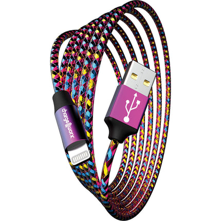 PearlEssence 6 FT Lightning Cable, Multicolor