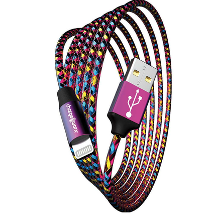 PearlEssence 10 FT Lightning Cable, Multicolor