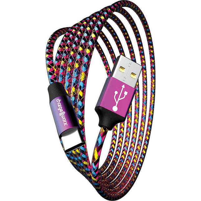 PearlEssence 6 FT UCB-C Cable, Multicolor