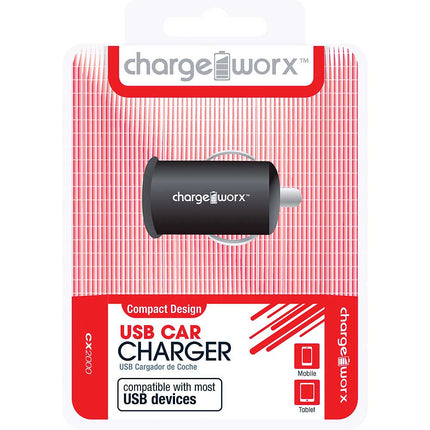 CX2000BK USB Car Charger, Black