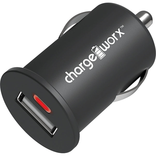 Single USB Car Charger, Black