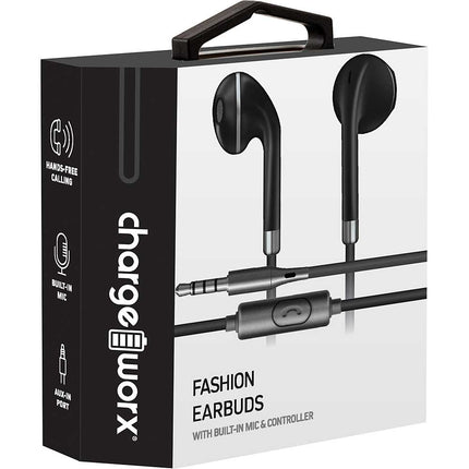 Fashion Earbuds, Black