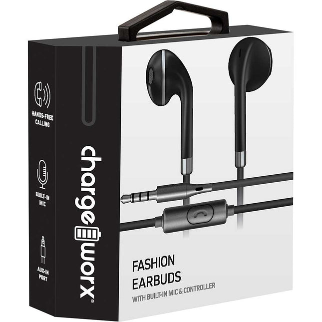 Fashion Earbuds, Black