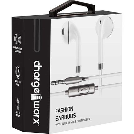 Fashion Earbuds, White