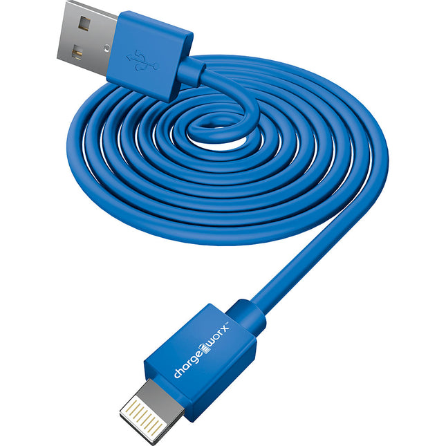 3ft Lightning Sync & Charge Cable, Blue