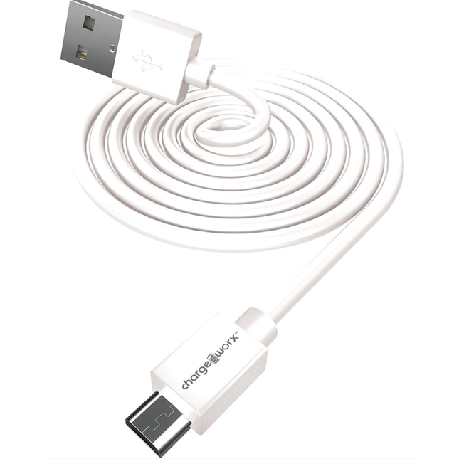 6ft Micro USB Sync & Charge Cable, White