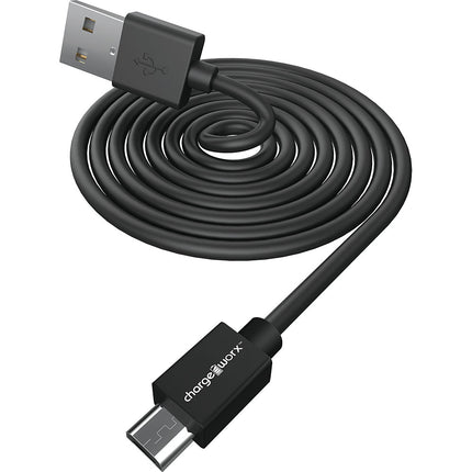 3ft Micro USB Sync & Charge Cable, Black