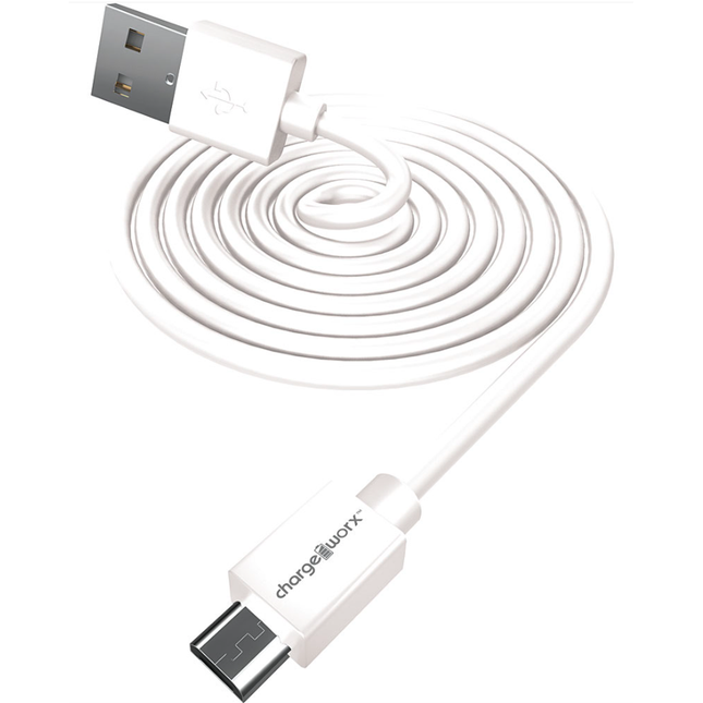 3ft Micro USB Sync & Charge Cable, White