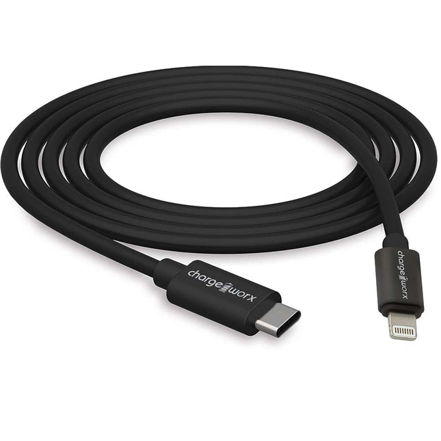 Power Delivery Lightning to UCB-C 3ft Cable, Black