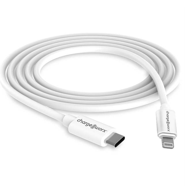 Power Delivery Lightning to UCB-C 3ft Cable, White