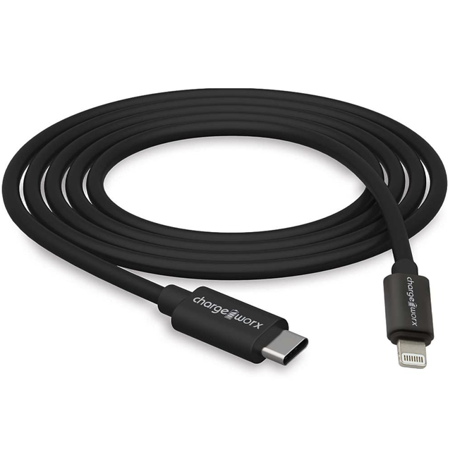 Power Delivery Lightning to UCB-C 6ft Cable, Black