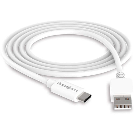 6ft USB-C to USB-A Sync & Charge Cable, White