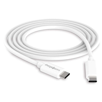 3 FT USB-C™ to USB-C™ Cable with Fast Charging POWER DELIVERY Technology, White