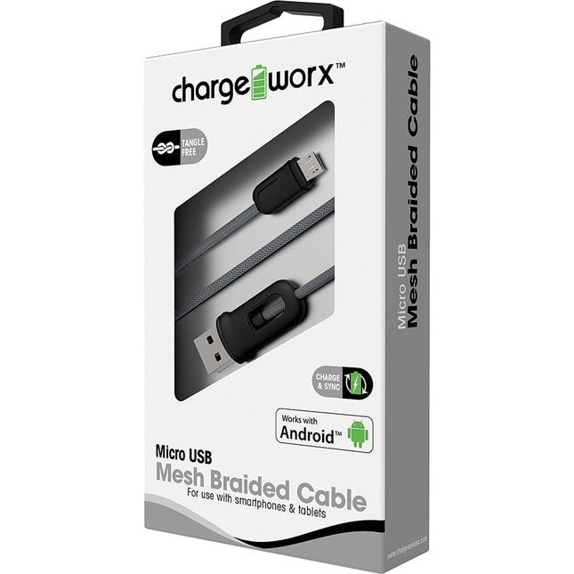 10ft Lightning MICROMesh Cable, Black