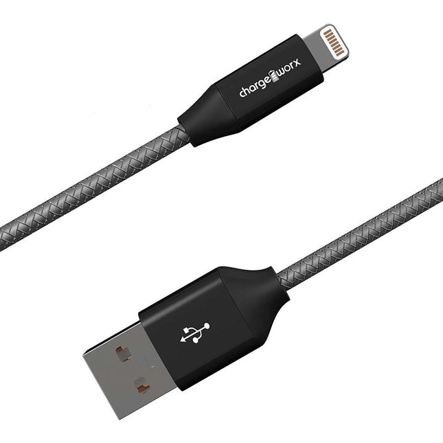 NYLO Tuff 6ft Lightning  Sync & Charge Cable, Black