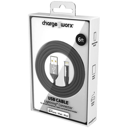 6 FT Lightning Cable, Black