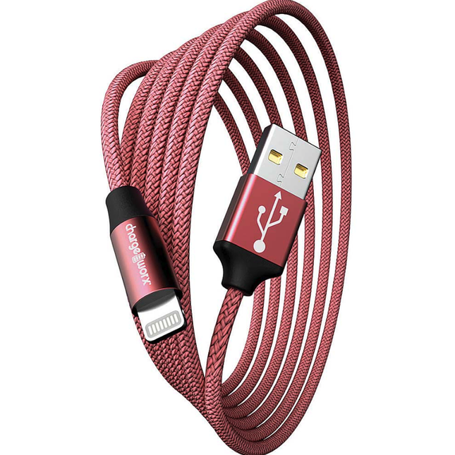 6 FT Lightning Cable, Rose Gold