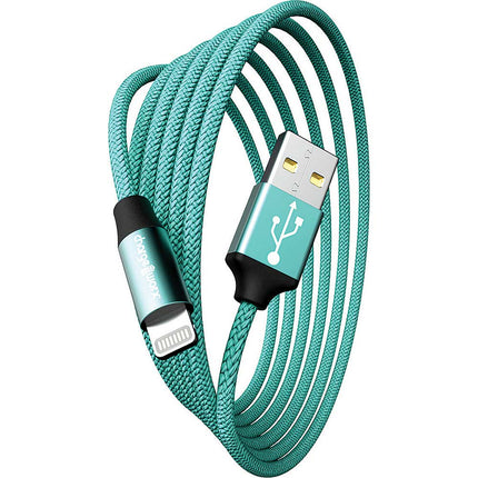 6 FT Lightning Cable, Teal