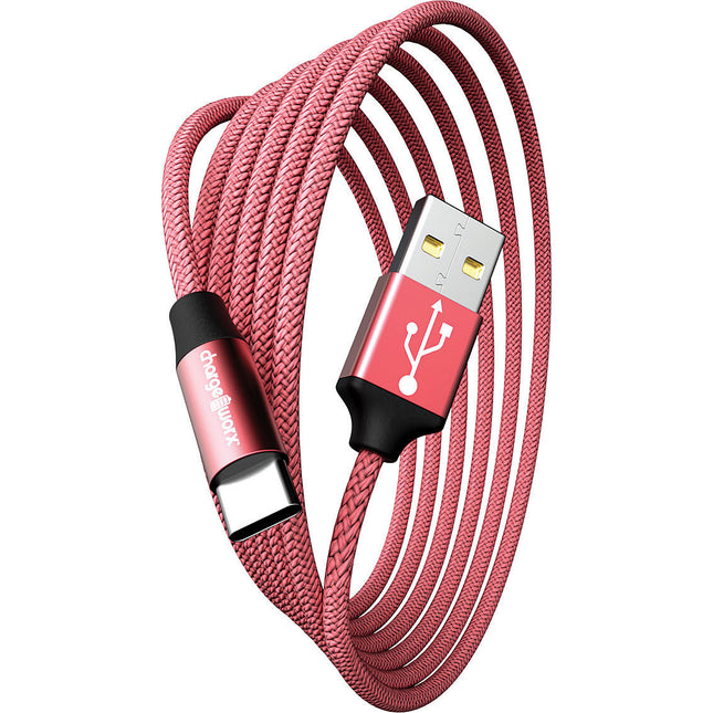 6 FT USB-C Cable, Coral