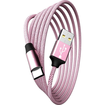 6 FT USB-C Cable, Light Pink