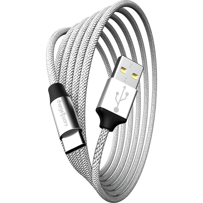 6 FT USB-C Cable, Silver