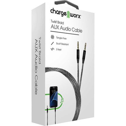 AUX Audio Cable, Black