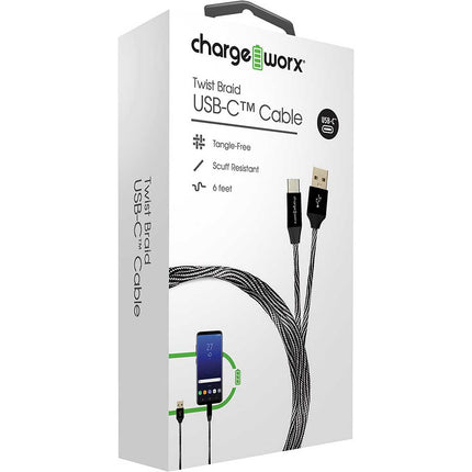 Twist Braid UCB-C Cable, Black
