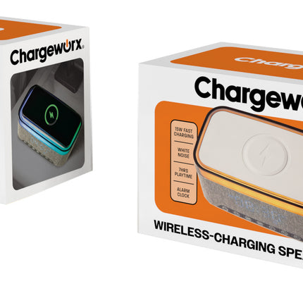 WIRELESS-CHARGING SPEAKER AND CLOCK