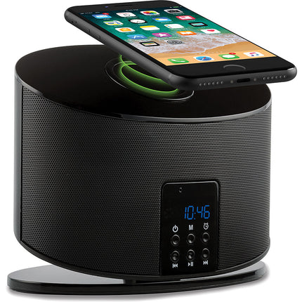 Bluetooth Speaker with Wireless Charging, Black