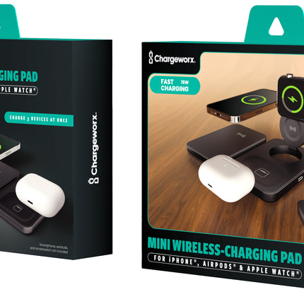 MINI WIRELESS FOLDING 3-IN-1 CHARGING PAD