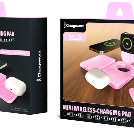 MINI WIRELESS FOLDING 3-IN-1 CHARGING PAD