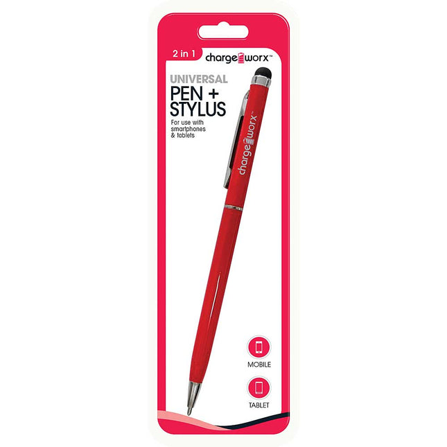 CX6007BK Stylus 2in1 Pen & Stylus, Red
