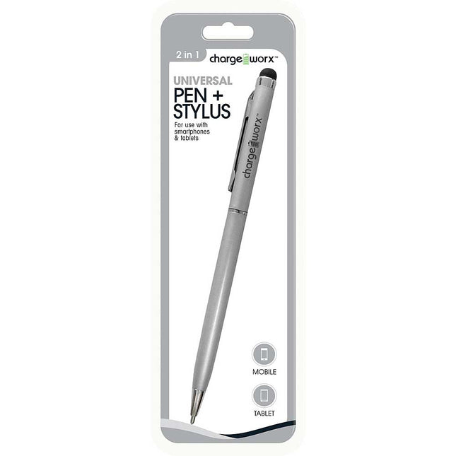 CX6007SL Stylus 2in1 Pen & Stylus, Silver