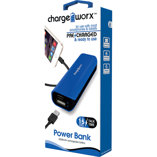 CX6505BL Power Bank 10400mah, Blue