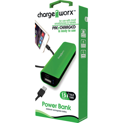 CX6505GN Power Bank 10400mah, Green