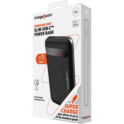10000mAh USB-C™ & USB Power Bank w/Power Delivery & Quick Charge