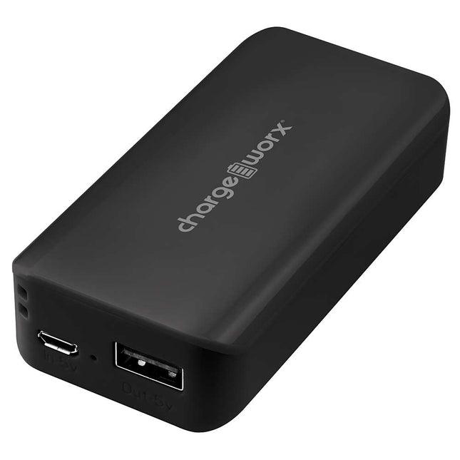 4000 mAh Pre-Charged & Ready to Use Power Bank, Black