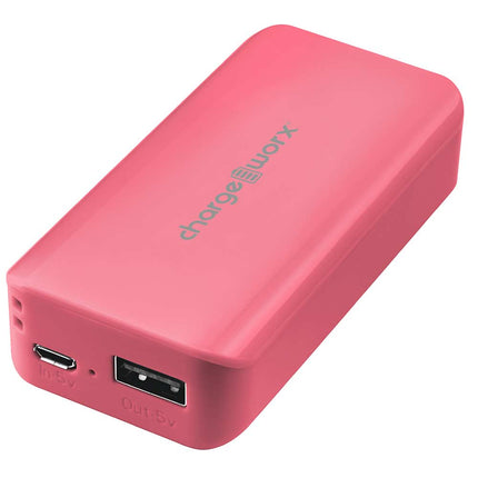 4000 mAh Pre-Charged & Ready to Use Power Bank, Coral