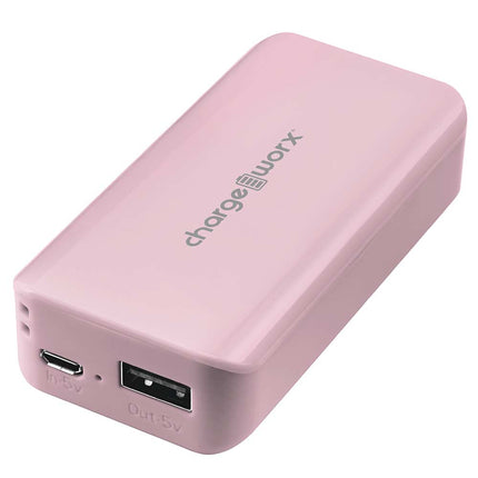 4000 mAh Pre-Charged & Ready to Use Power Bank, Light Pink