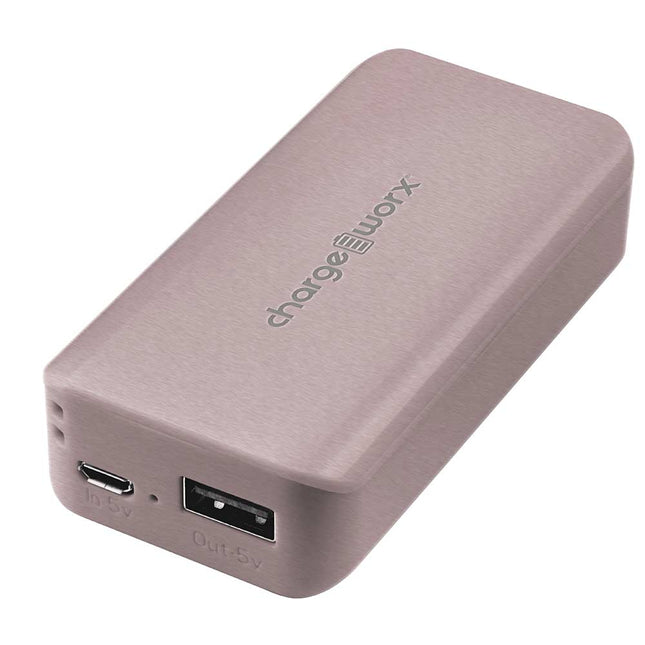 4000 mAh Pre-Charged & Ready to Use Power Bank, Rose Gold