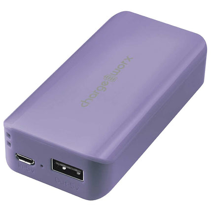 4000mAh Pre-Charged & Ready to Use Power Bank, Violet