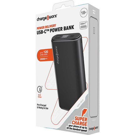 10000mAh USB-C™ Power Bank w/Power Delivery & Quick charge