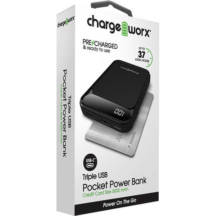 5000mAh Triple USB Compact Power Bank