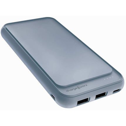 10000mAh Dual USB Slim Power Bank, Bluestone