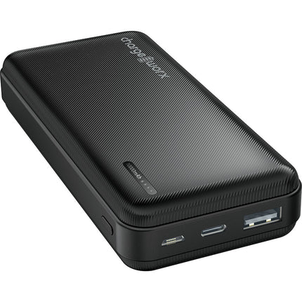 10000mAh Dual USB Slim Power Bank, Black