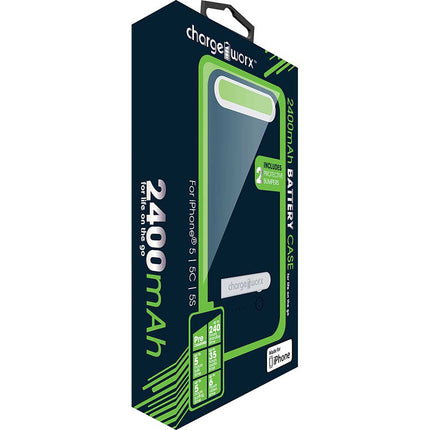 CX7001BK 2400 mAh Battery Case for iPhone 5/5C/5S, Black