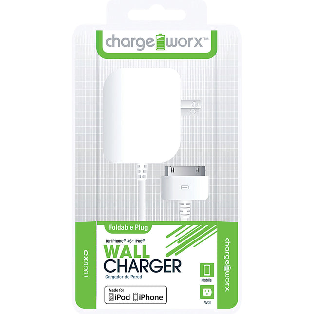 CX8001WH 30-Pin Wall Charger, White